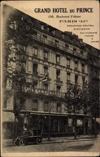 Ak Paris XI, Grand Hotel du Prince