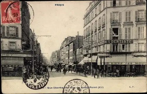 Ak Paris XI., Rue Oberkampf, Zahnarzt