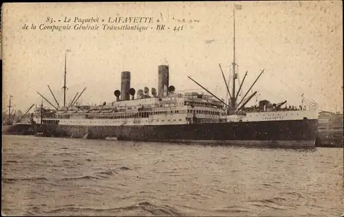 Ak Dampfer Lafayette, CGT, French Line