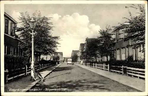 Ak Vlaardingen Ambacht Südholland, Begoniastraat