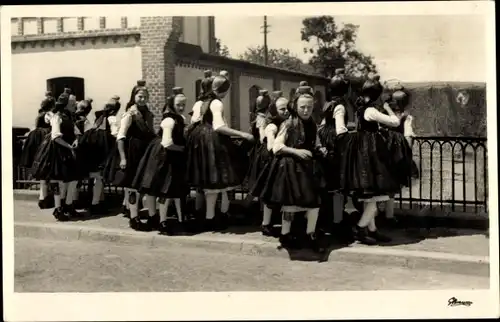 Ak Schwälmer Kinder, Hessische Volkstracht