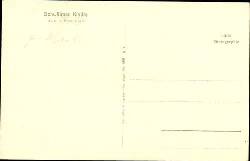 Ak Schwälmer Kinder, Hessische Volkstracht