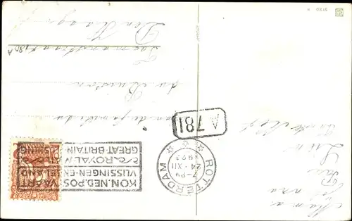 Ak Glückwunsch Weihnachten, Engel, Tannenbaum