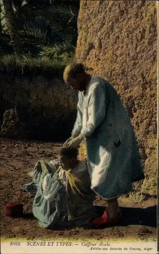 Ak Arabischer Friseur, Frisur, Maghreb