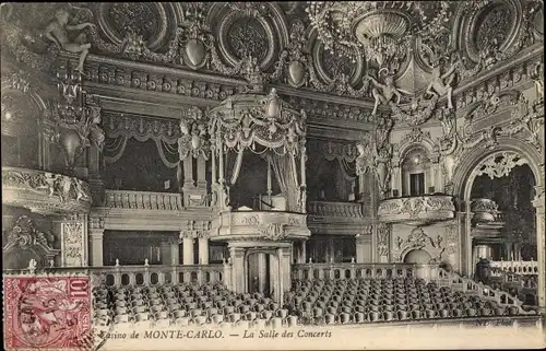 Ak Monte Carlo Monaco, Casino, Konzertsaal