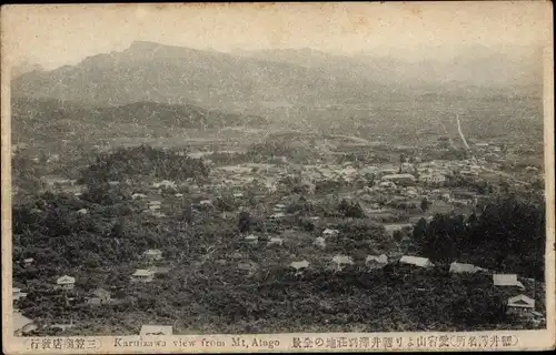 Ak Karuizawa Pref. Nagano Japan, Blick vom Berg Atago