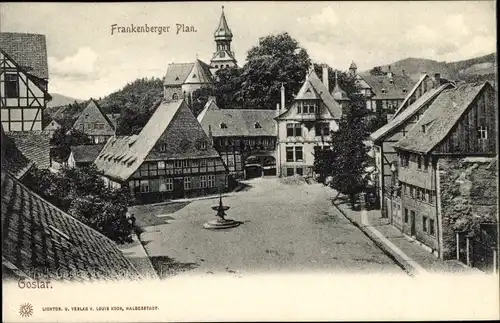 Ak Goslar am Harz, Frankenberger Plan