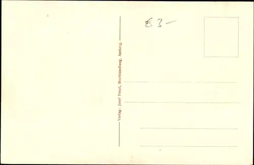 Ak Amberg in der Oberpfalz Bayern, Stadtbrille