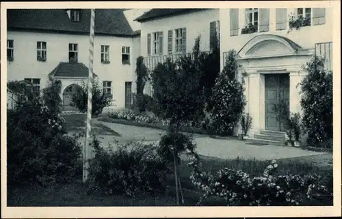 Ak Triesdorf Weidenbach in Mittelfranken, landwirtschaftliche Kreishaltungsschule, Weißes Schloss