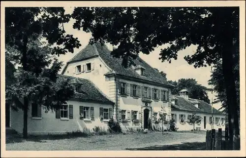 Ak Triesdorf Weidenbach in Mittelfranken, ehemaliges markgräfliches Jägerhaus, erbaut 1760