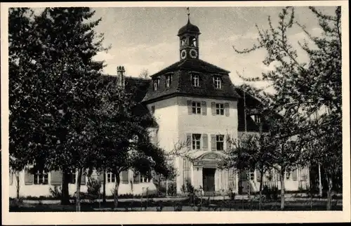 Ak Triesdorf Weidenbach Mittelfranken, Landwirtschaftliche Kreishaushaltungsschule, Jagdlustschloss