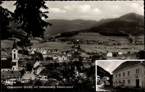 Ak Oberwinden Winden im Elztal Schwarzwald, Hörneleberg, Gasthaus z. Waldhorn