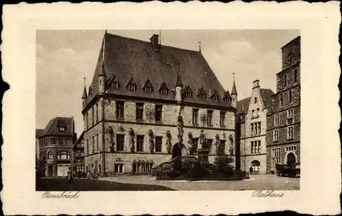 Ak Osnabrück in Niedersachsen, Rathaus