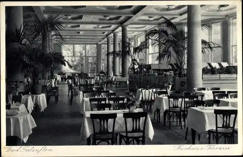 Ak Bad Salzuflen in Lippe, Kurhaus Terrasse