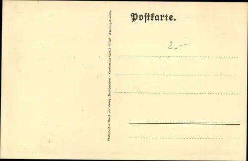 Ak Dettelbach am Main Unterfranken, am Stadtgraben