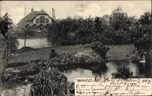 Ak Gelsenkirchen im Ruhrgebiet, Stadtgarten