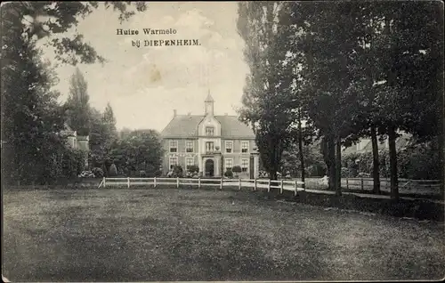 Ak Diepenheim Overijssel, Huize Warmelo