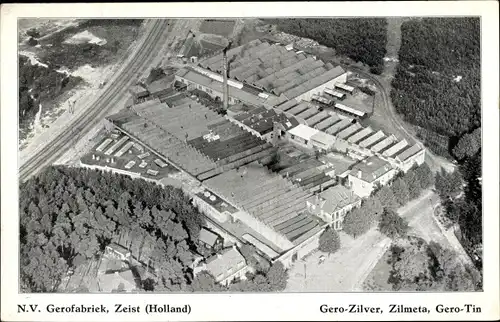 Ak Zeist Utrecht Niederlande, N.V. Gerofabriek, Gero-Zilver, Zilmeta, Gero-Tin, Gero-Liedje