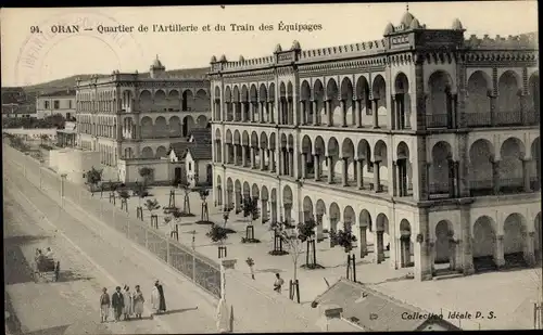 Ak Oran Algerien, Artillerie- und Mannschaftszugbezirk