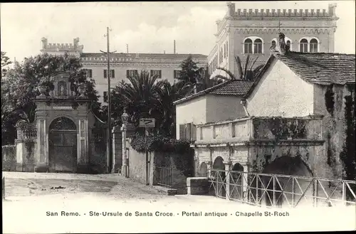 Ak San Remo Ligurien, Ste-Ursule de Santa Croce, Chapelle St-Roch