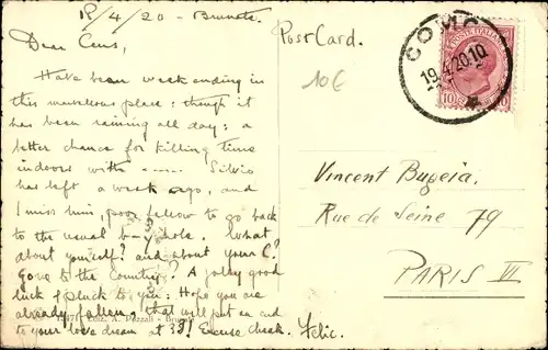 Ak Brunate Lago di Como Lombardia, Panorama