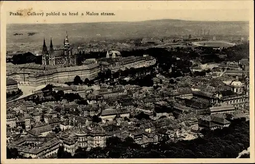 Ak Praha Prag Tschechien, Hradčany Hradschin, Kleinseite