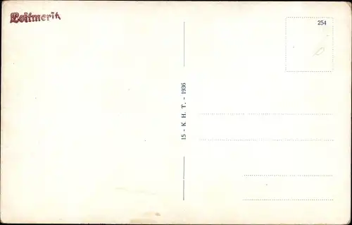 Ak Litoměřice Leitmeritz Region Aussig, Gesamtansicht