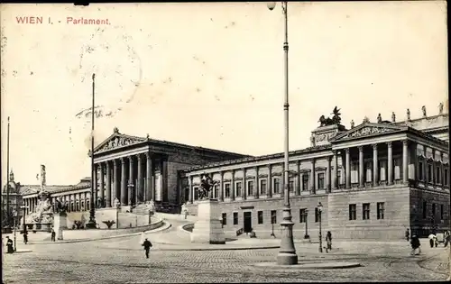 Ak Wien 1 Innere Stadt, Parlament