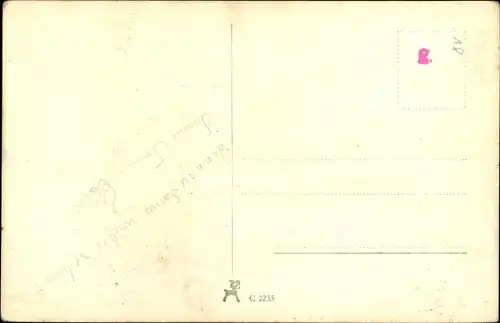 Ak Schauspieler Paul Klinger, Portrait im Profil, Autogramm