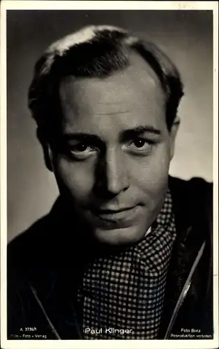 Ak Schauspieler Paul Klinger, Portrait, Autogramm