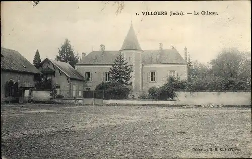 Ak Villours Angers Maine et Loire, Le Chateau