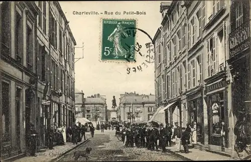 Ak Charleville Mézières Ardennes, Rue du Petit Bois