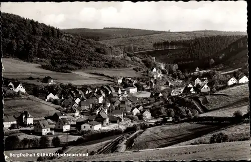 Ak Silbach Winterberg im Sauerland, Blick auf den Ort