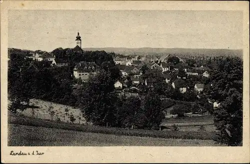 Ak Landau an der Isar Niederbayern, Panorama