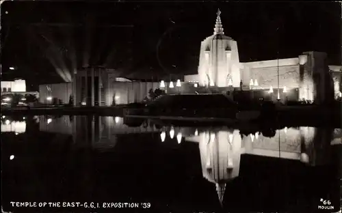 Foto Ak San Francisco Kalifornien, GGI Golden Gate International Exposition 1939, Temple of the East