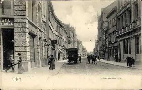 Ak Erfurt in Thüringen, Schmidtstädterstraße