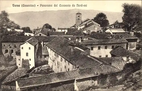 Ak Ramponio Verna Lombardia, Panorama del Convento
