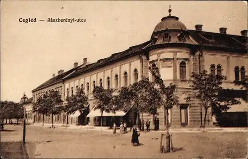 Ak Cegléd Czegléd Ungarn, Jaszberenyi-utca