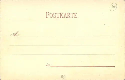 Litho Basel Basel Stadt Schweiz, Hotel des Trois Rois