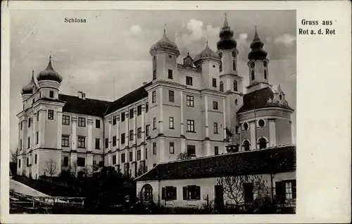 Ak Rot an der Rot in Württemberg, Schloss