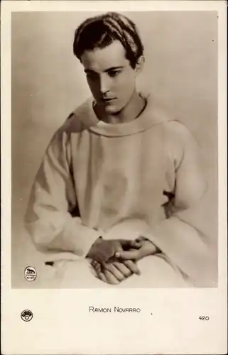Ak Schauspieler Ramon Novarro, Portrait
