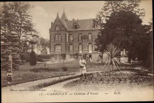 Ak Carignan Ardennes, Chateau d'Yvois