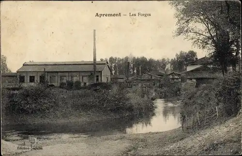 Ak Apremont Ardennes, Les Forges