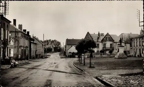 Ak Buzancy Ardennes, Place Chanzy