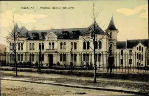 Ak Soissons Aisne, Hospices civils et militaires