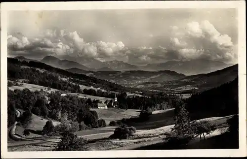 Ak Saxel Haute-Savoie, Gesamtansicht des Tals