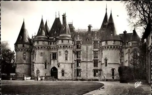 Ak Vigny Val d’Oise, Le Chateau, Facade Principale