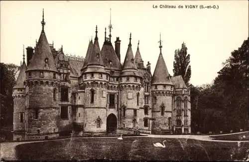 Ak Vigny Val d’Oise, Schloss