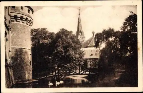 Ak Vigny Val d’Oise, Petit Pont aux fosses du Chateau