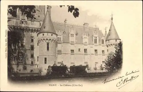 Ak Vigny Val d’Oise, Le Château, Cote Est